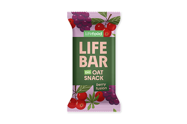 LIFEBAR Oat Snack fusion de fruits rouges BIO