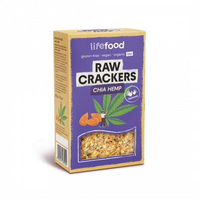 Life Crackers Chia Hennep RAW & BIO