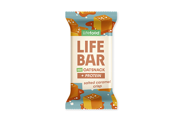 BIO LIFEBAR Oat Snack proteïne salted caramel crisp