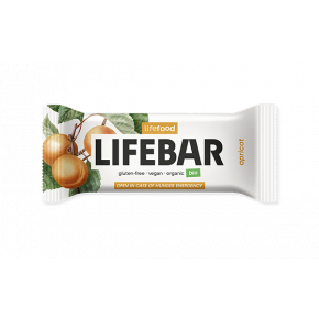 LIFEBAR Energiereep Abrikoos RAW & BIO