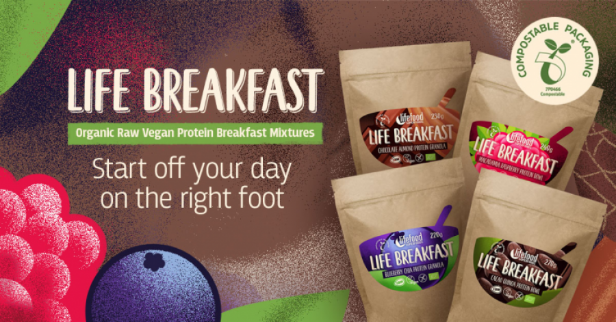 Breakfast full of life and ready in one minute