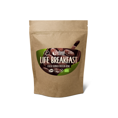 Raw Organic LIFE BREAKFAST Bowl Cacao Quinoa Protein