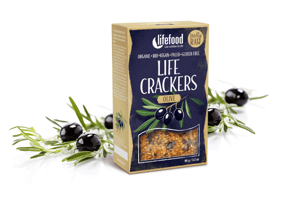Raw Organic Olive Life Crackers