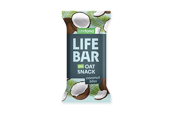 Organic LIFEBAR Oat Snack Coconut Bliss