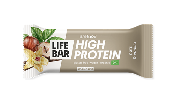 Organic LIFEBAR Protein Nuts & Vanilla