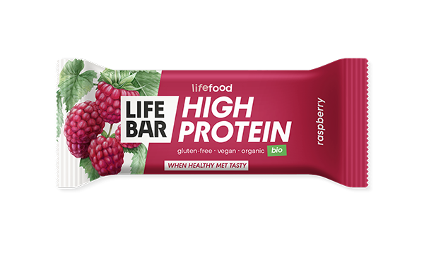 Organic LIFEBAR Protein Raspberry