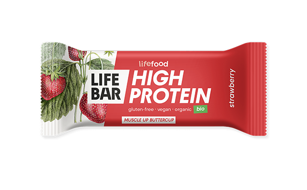 Organic LIFEBAR Protein Strawberry