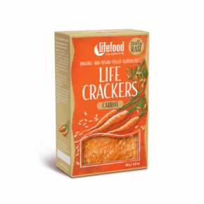 Raw Organic Carrot Life Crackers