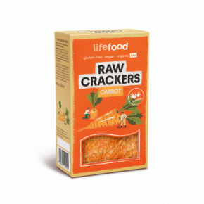 Raw Organic Carrot Life Crackers