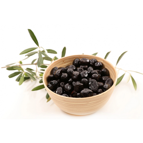 Raw Organic Dried Black Botija Pitted Olives 500 g