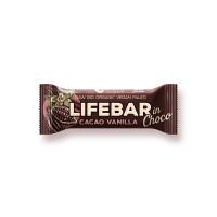 Lifebar InChoco Kakao Nibs Vanilla ROH BIO