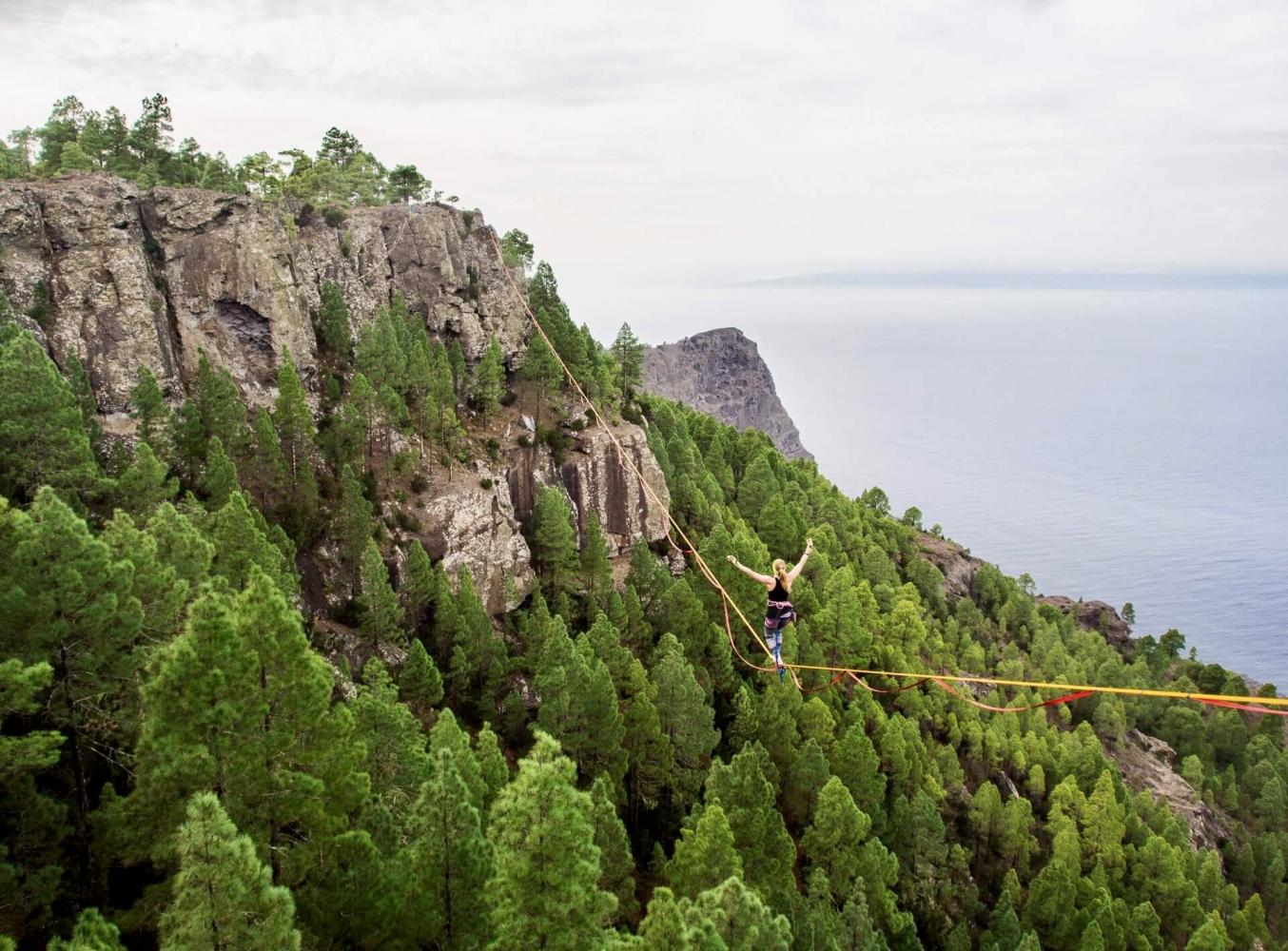 Slackline Profi im Interview