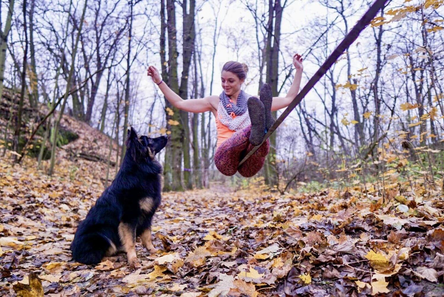 Tereza Panochova slackline therapy Tereza Panochova slackline therapy