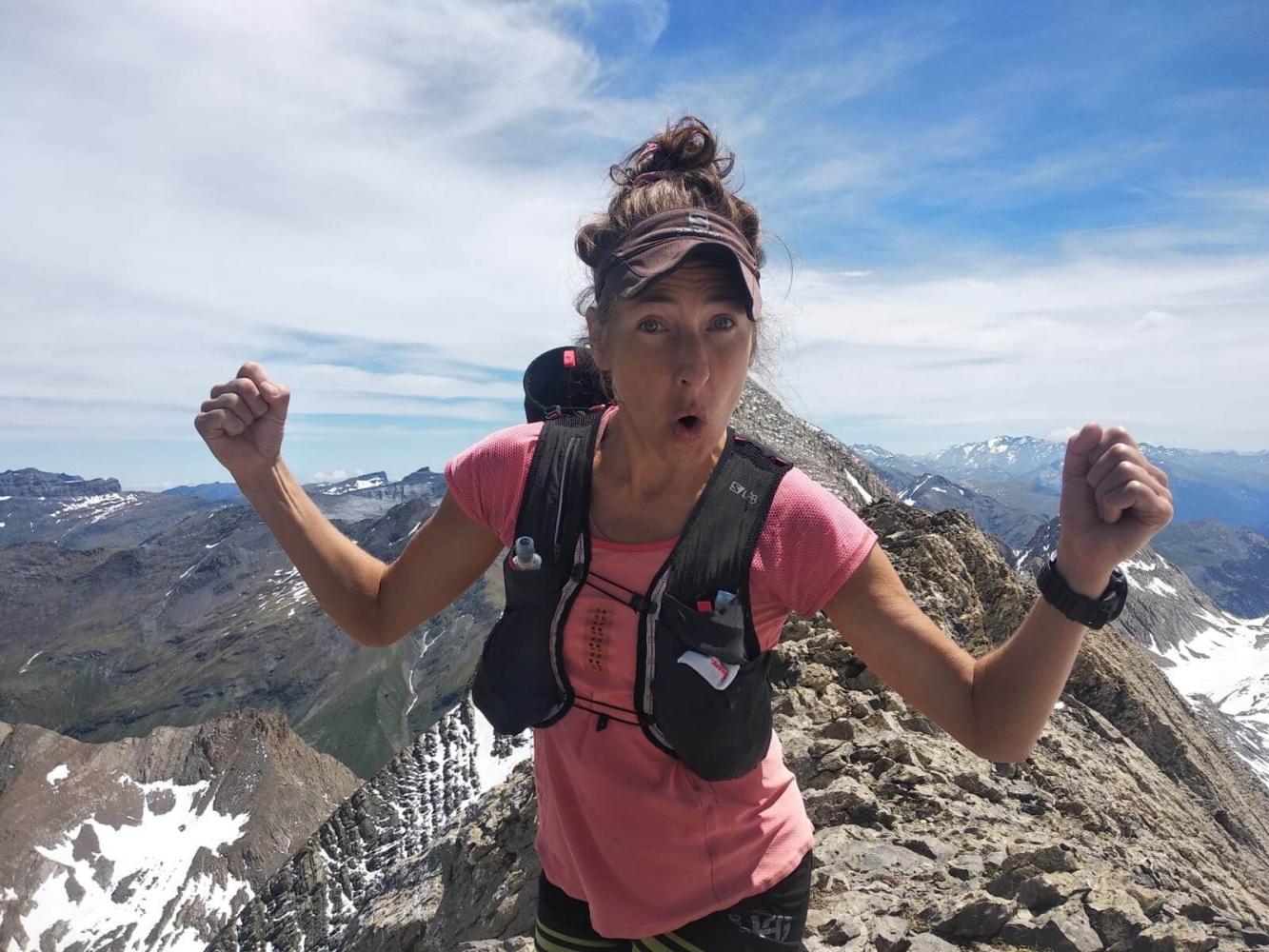 Harriet beim Tor de Geants