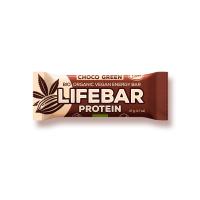 Raw Organic Lifebar Protein Chocolate Green
